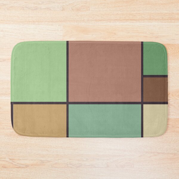 Item preview, Mondrian Style Abstract Geometric Art Earth Tones designed and sold by Jeallan Designs.