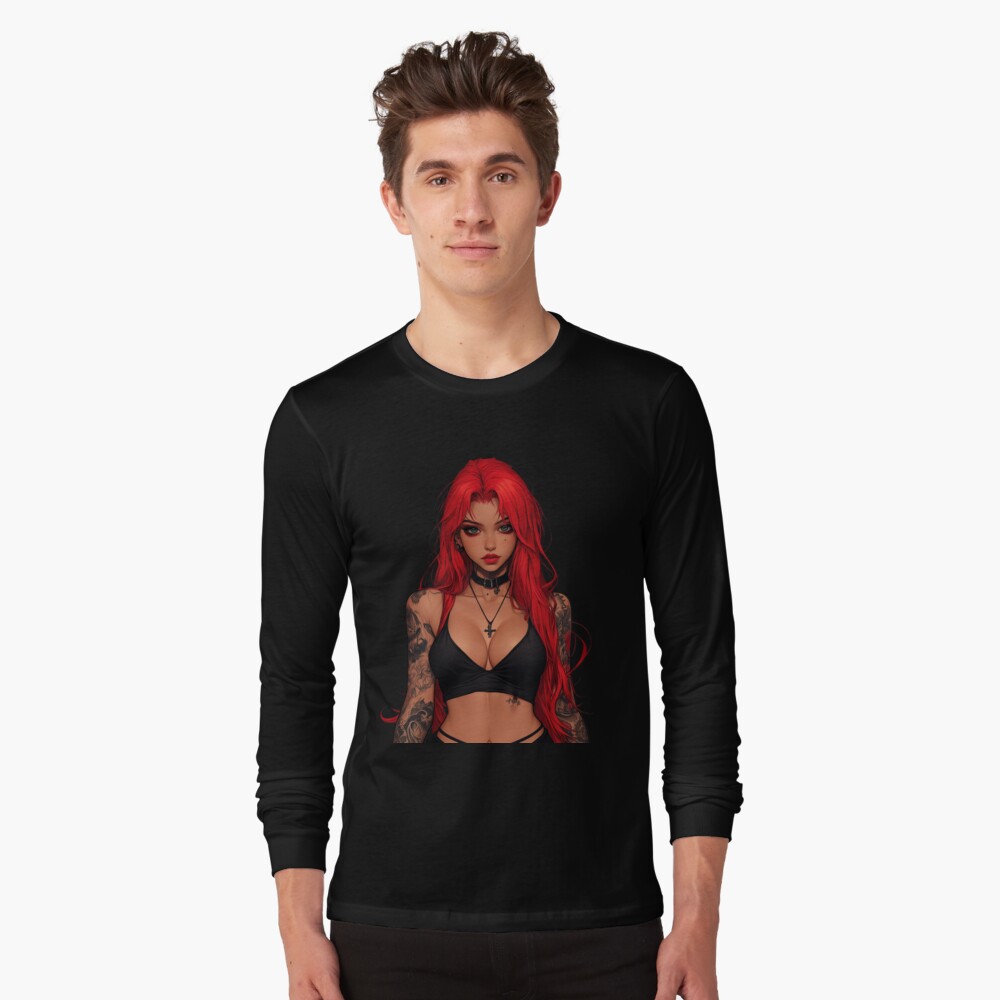 Item preview, Long Sleeve T-Shirt designed and sold by CursedbyLilith.