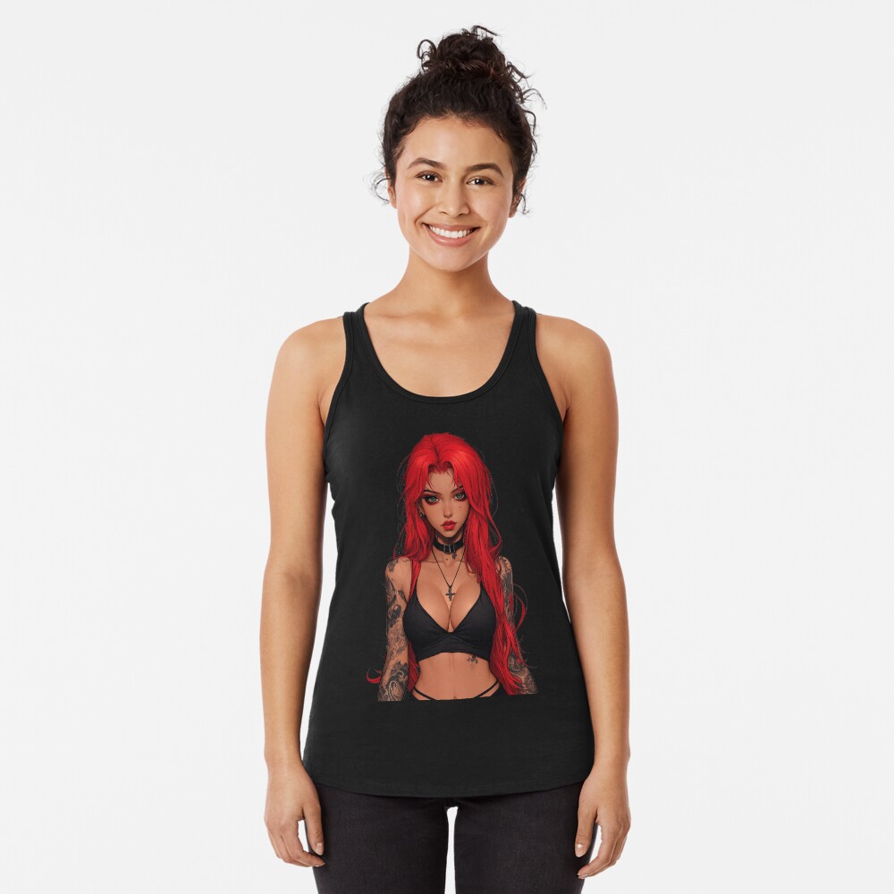 Item preview, Racerback Tank Top designed and sold by CursedbyLilith.
