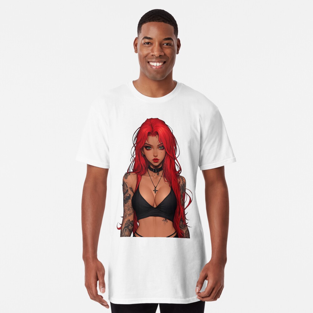 Item preview, Long T-Shirt designed and sold by CursedbyLilith.