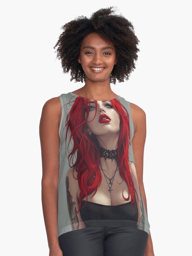 Item preview, Sleeveless Top designed and sold by CursedbyLilith.