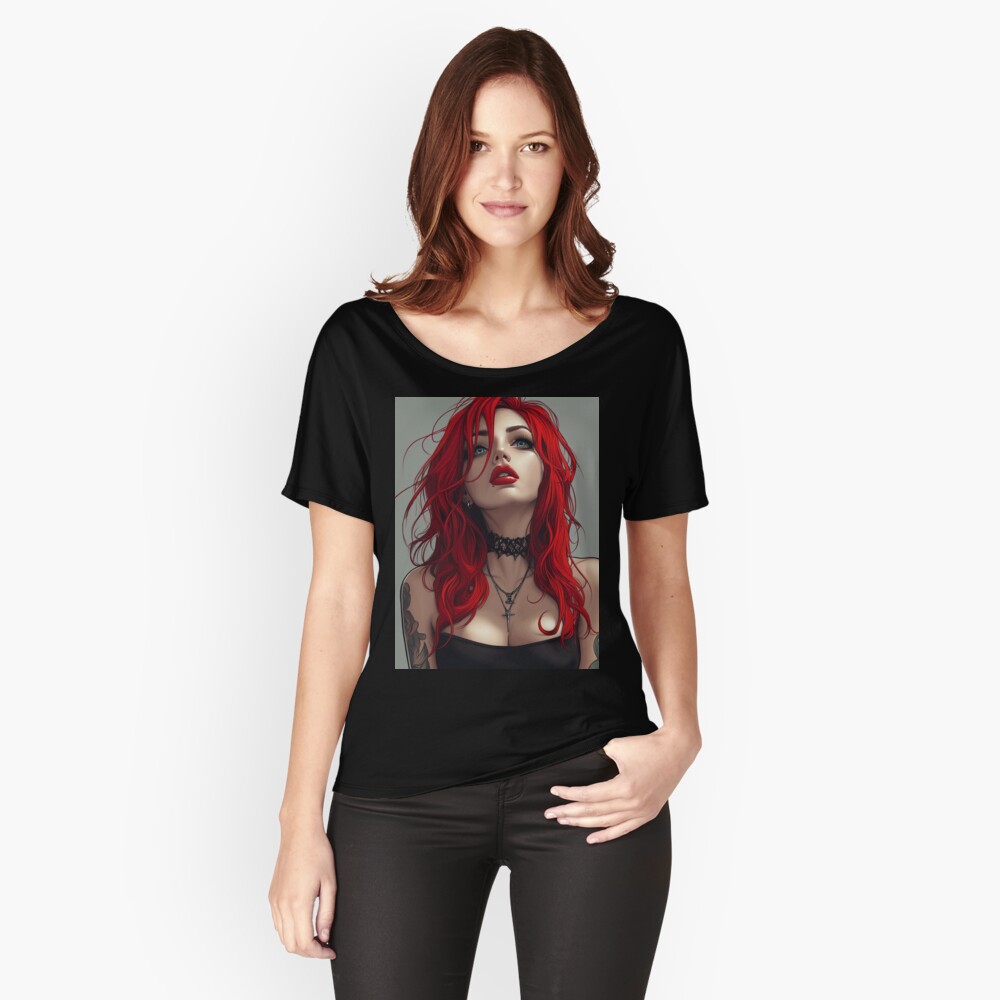 Item preview, Relaxed Fit T-Shirt designed and sold by CursedbyLilith.