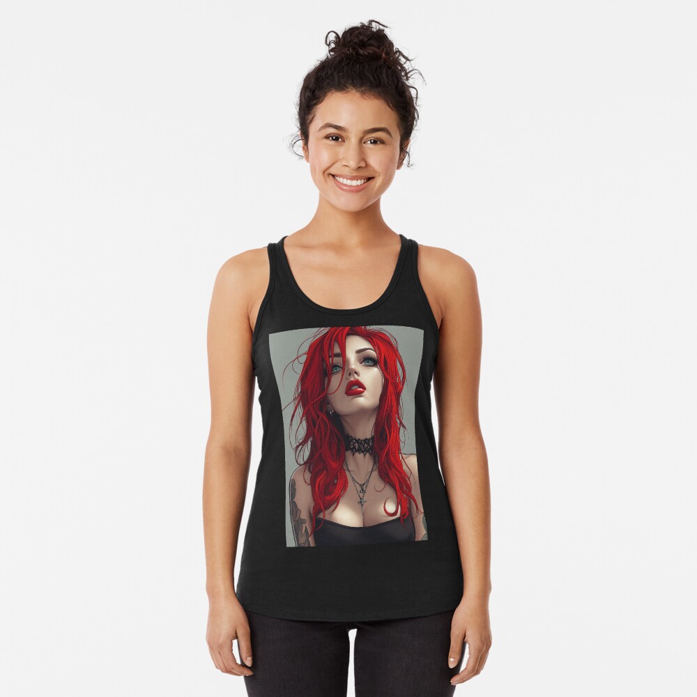 Item preview, Racerback Tank Top designed and sold by CursedbyLilith.