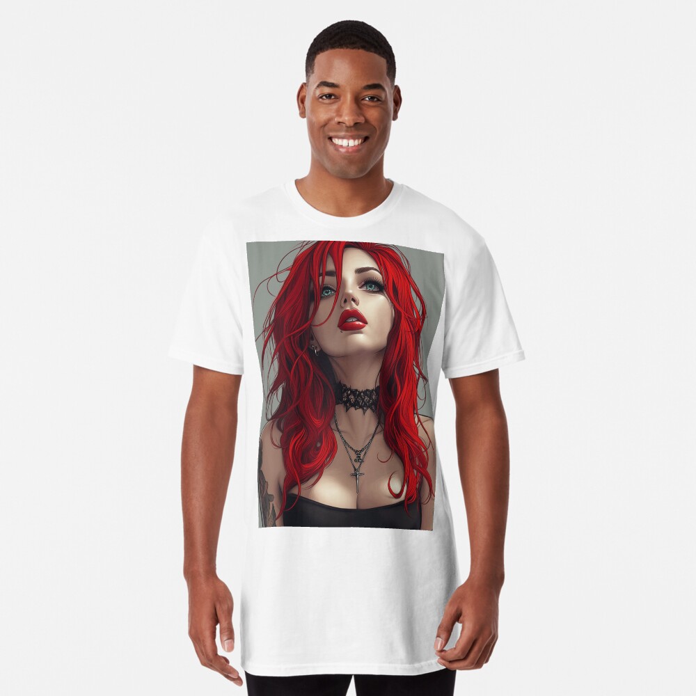 Item preview, Long T-Shirt designed and sold by CursedbyLilith.