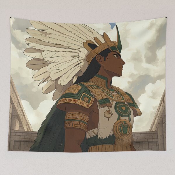 Item preview, Aztec god | Anime style designed and sold by ComicsFactory.