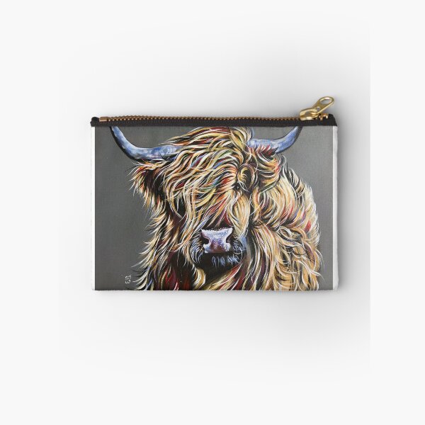 Item preview, Beau the Colourful Highland Cow designed and sold by SJWhitworthArt.