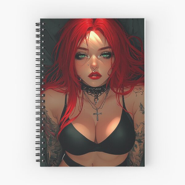 Item preview, Goth Redhead designed and sold by CursedbyLilith.