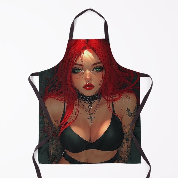 Item preview, Goth Redhead designed and sold by CursedbyLilith.