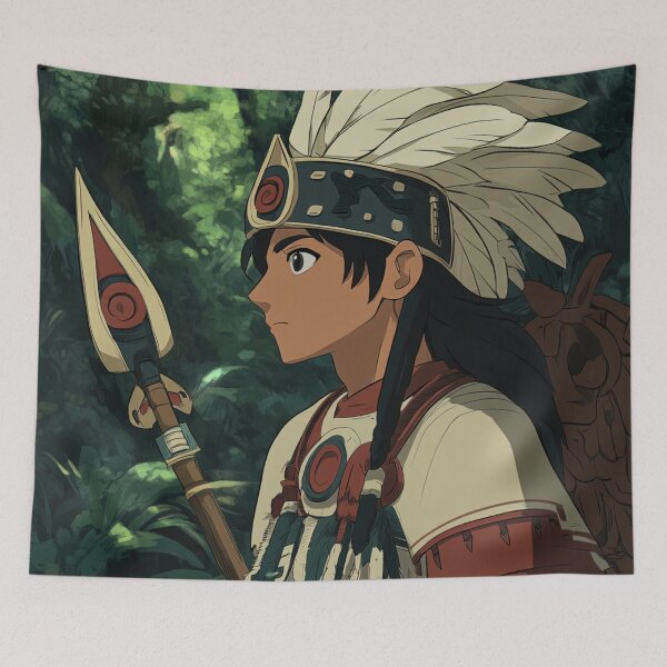 Item preview, Aztec mythology | Anime style designed and sold by ComicsFactory.