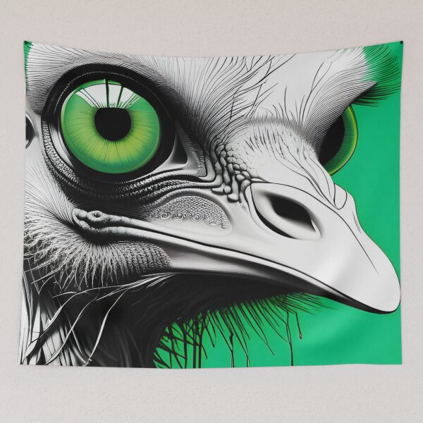Item preview, Pop Art T-shirt, Pop Art poster, Pop Art, Emerald Gaze of the Emu designed and sold by ramboe.