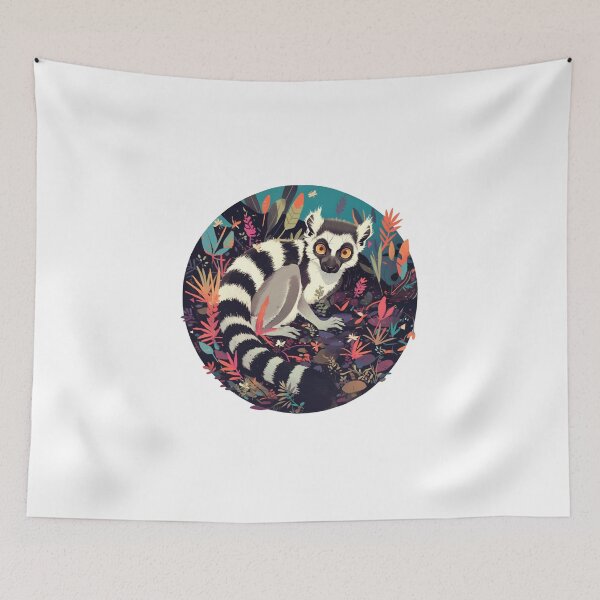 Item preview, Lemur // Ape // Monkey // Madagascar // Colorful designed and sold by SMARTKIT  DESIGNAGENCY.