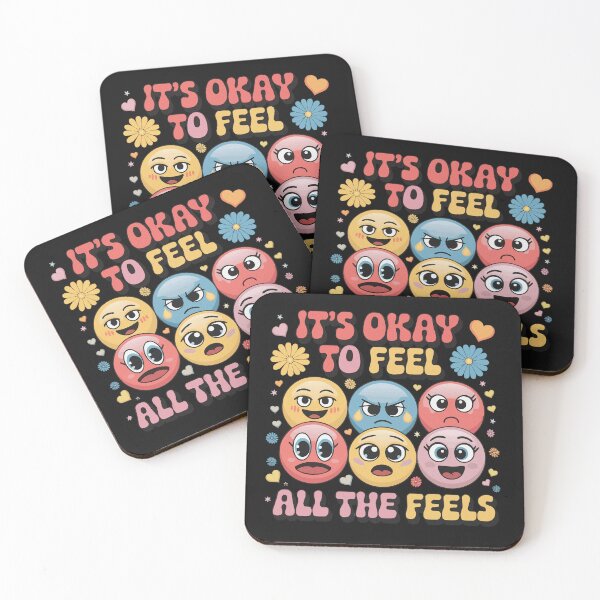 Item preview, It's Okay To Feel – Colorful Emoji Emotion designed and sold by RebeccaRe.