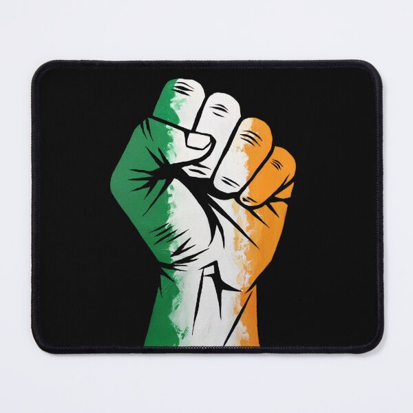 Item preview, Irish Flag Clenched Fist designed and sold by REAL IRISH GIFTS.