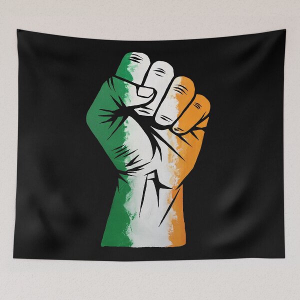 Item preview, Irish Flag Clenched Fist designed and sold by REAL IRISH GIFTS.
