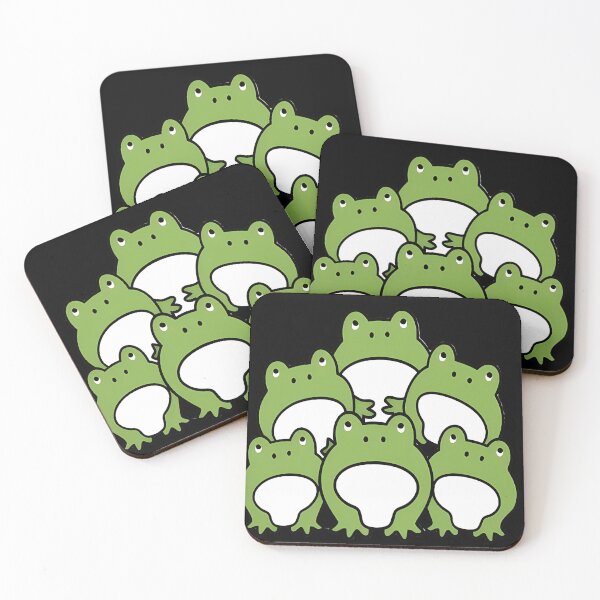 Item preview, Cute frogs: Frolicking Frogs: A Celebration of Cuteness designed and sold by Theinspira1.