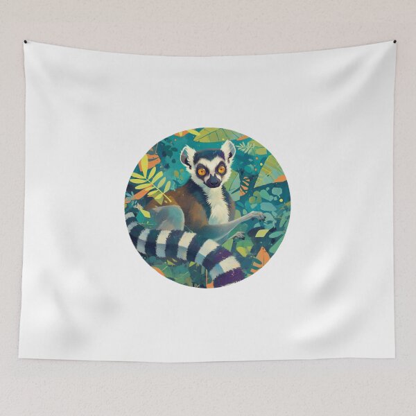 Item preview, Lemur // Ape // Monkey // Madagascar // Colorful designed and sold by SMARTKIT  DESIGNAGENCY.
