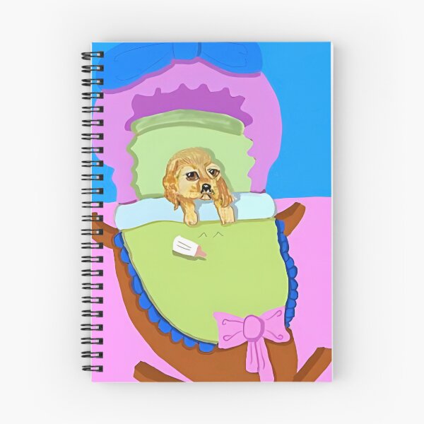Item preview, Puppy In Crib designed and sold by pinkyjainpan.