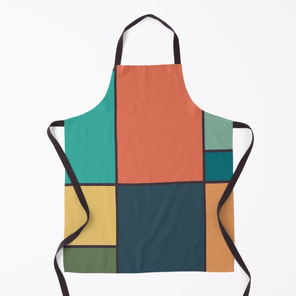 Item preview, Mondrian Style Abstract Geometric Art Retro Tones designed and sold by Jeallan Designs.