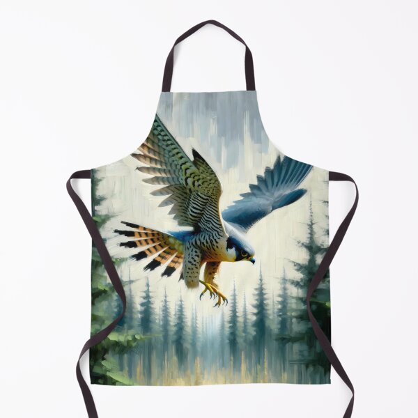 Item preview, Peregrine Falcon Hunting in a Forest designed and sold by GoldenPattern.
