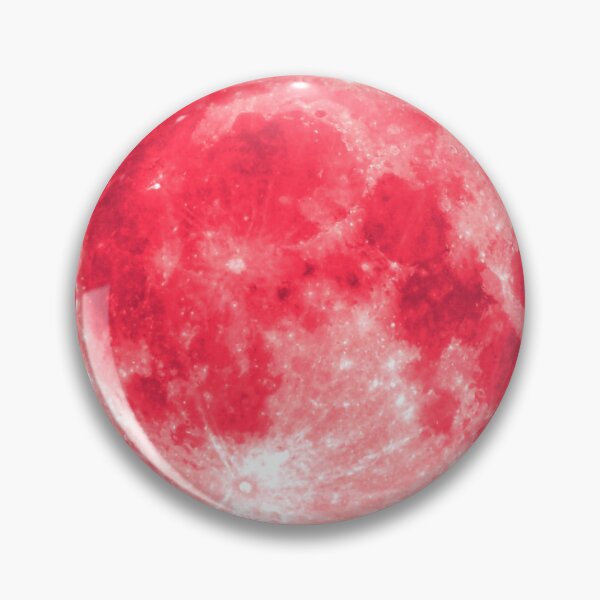 Item preview, RED CRIMSON FULL MOON BLOOD MOON SPOOKY STICKER designed and sold by Arts4U.