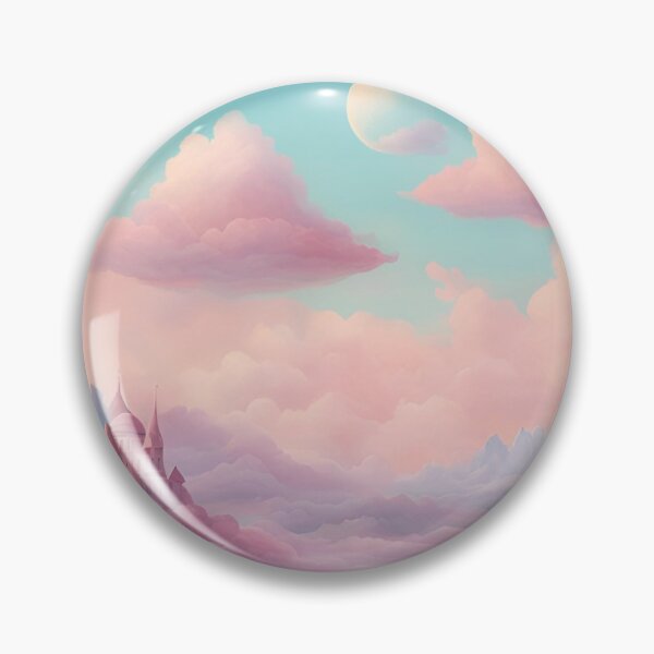 Item preview, Surreal Pastel Floating Island Landscape designed and sold by Have Mercy.