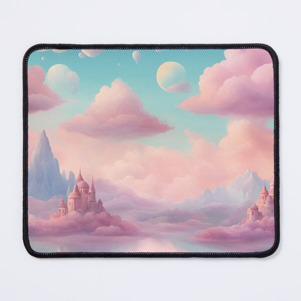 Item preview, Surreal Pastel Floating Island Landscape designed and sold by Have Mercy.