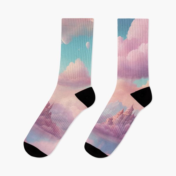 Item preview, Surreal Pastel Floating Island Landscape designed and sold by Have Mercy.