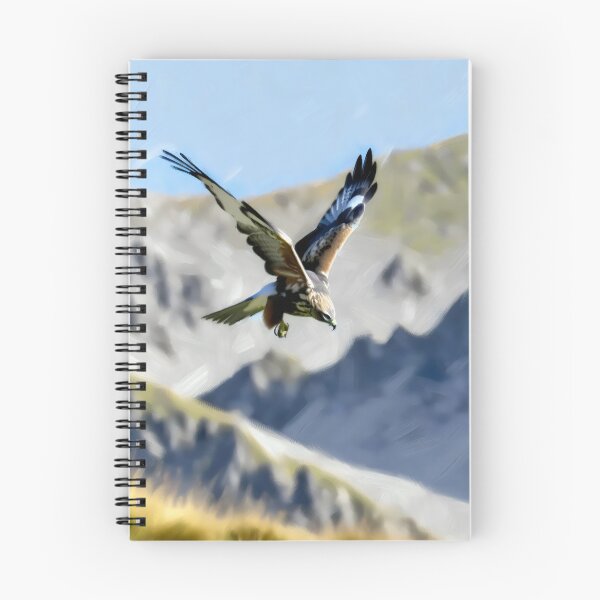 Item preview, Soaring Hawk in Mountain Landscape designed and sold by GoldenPattern.