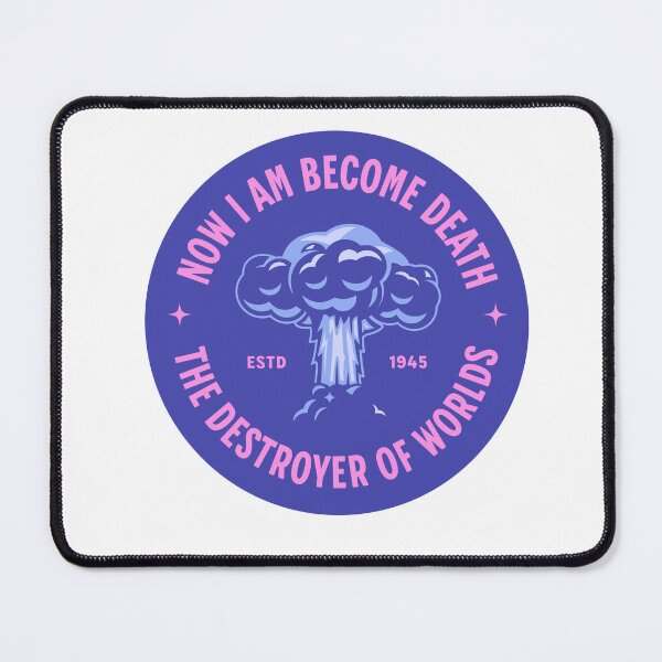Item preview, Now I am become Death, the destroyer of worlds, Pink designed and sold by H&F Shop.