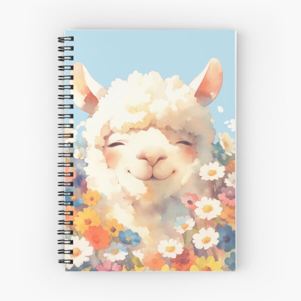 Item preview, Alpaca Hiding in Flowers designed and sold by AshiraCreations.