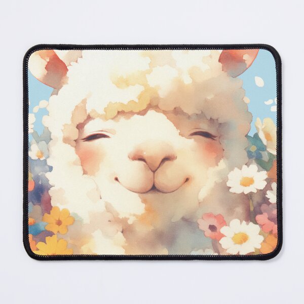 Item preview, Alpaca Hiding in Flowers designed and sold by AshiraCreations.