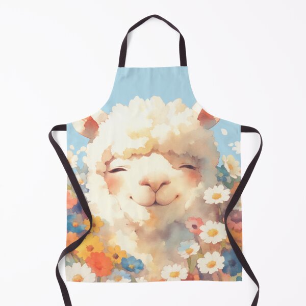 Item preview, Alpaca Hiding in Flowers designed and sold by AshiraCreations.
