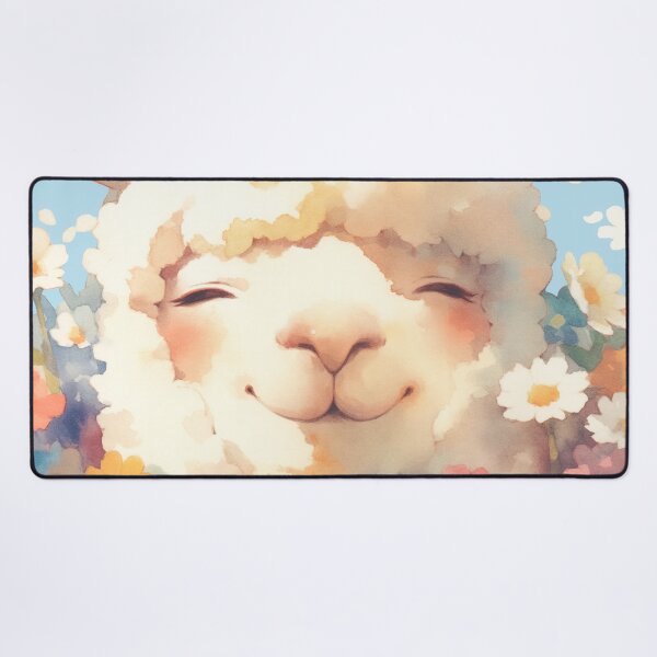 Item preview, Alpaca Hiding in Flowers designed and sold by AshiraCreations.