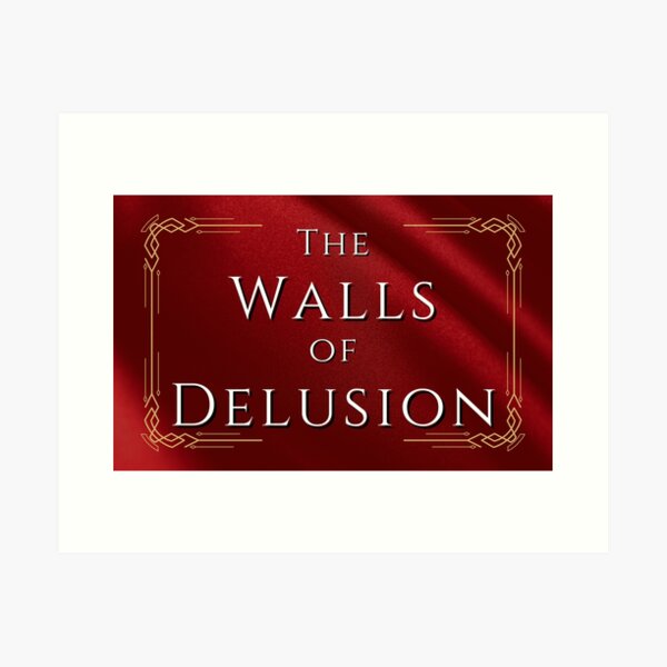 Aperçu de l'œuvre Couverture de The Walls of Delusion créée et vendue par SJNBooks.