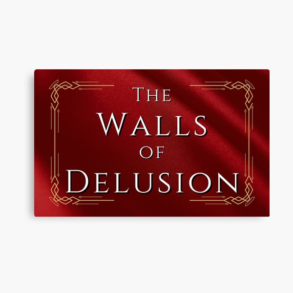 Aperçu de l'œuvre Couverture de The Walls of Delusion créée et vendue par SJNBooks.