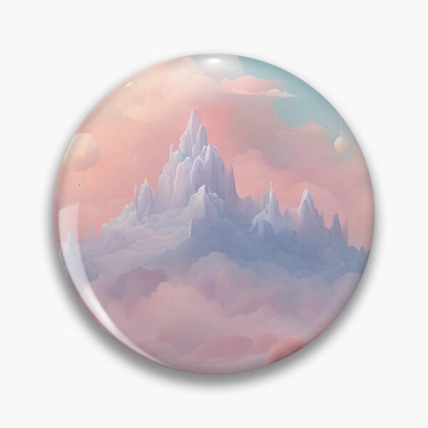 Item preview, Surreal Pastel Floating Island Landscape designed and sold by Have Mercy.