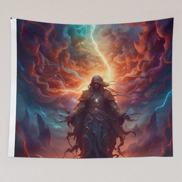 Item preview, Elemental Might - Dark Fantasy Art concept designed and sold by Delerat7.