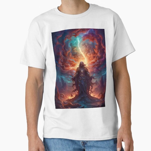 Vista previa del artículo con la obra «Concepto de arte de fantasía oscura: Elemental Might», diseñado y vendido por Delerat7.