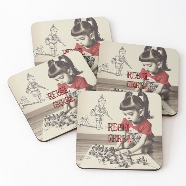Item preview, Rebel Grrrl designed and sold by PitchBlackIcon.