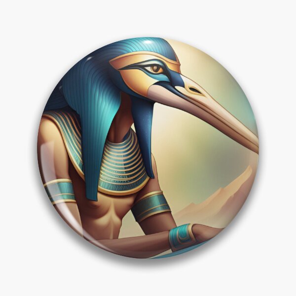 Item preview, Divine Scribe Thoth - Ancient Egyptian Mythology Art designed and sold by TrueBrick.