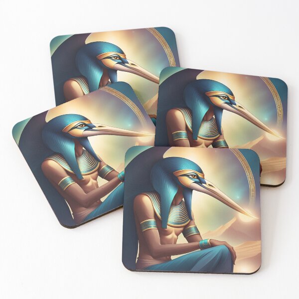 Item preview, Divine Scribe Thoth - Ancient Egyptian Mythology Art designed and sold by TrueBrick.