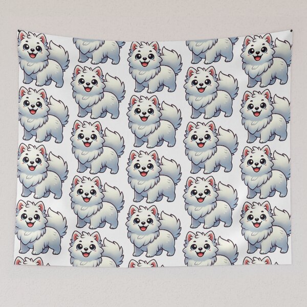 Item preview, Cute American Eskimo Dog for American Eskimo Lovers designed and sold by NoelaniArt.