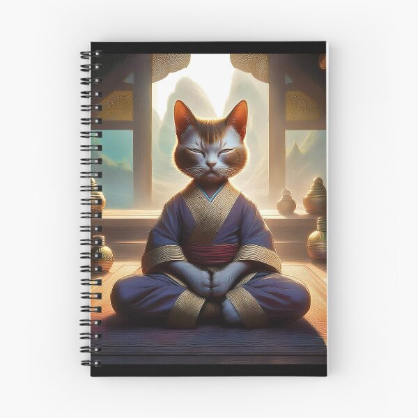 Item preview, Meditating Siamese Cat designed and sold by Schadow-Studio.
