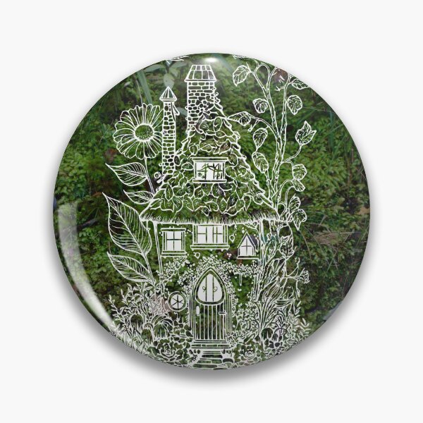 Artikelvorschau, Dunkler Wald Feenhaus Grünes Moos Fairycore entworfen und verkauft von WildWoodlandWitch.