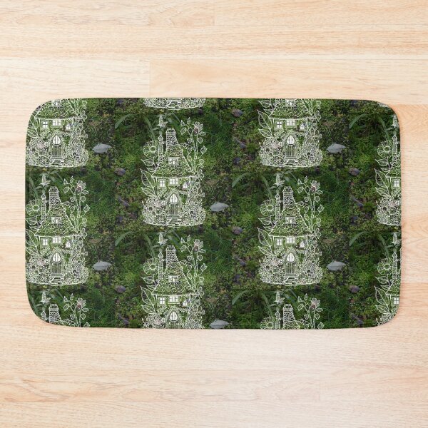 Item preview, Dark Forest Fairy House Green Moss Fairycore  designed and sold by WildWoodlandWitch.