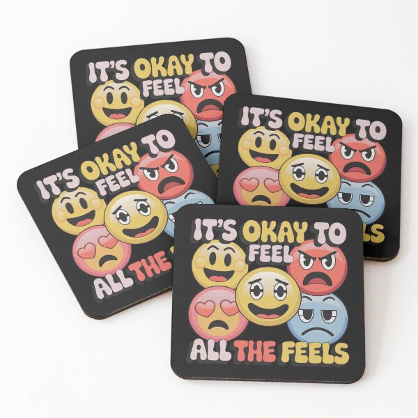 Item preview, It's Okay To Feel – Colorful Emoji Emotion designed and sold by RebeccaRe.