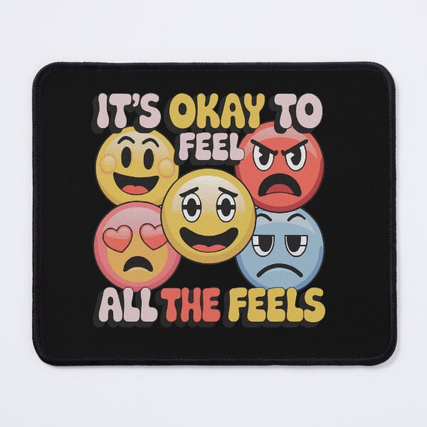 Item preview, It's Okay To Feel – Colorful Emoji Emotion designed and sold by RebeccaRe.