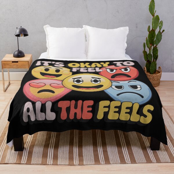 Item preview, It's Okay To Feel – Colorful Emoji Emotion designed and sold by RebeccaRe.