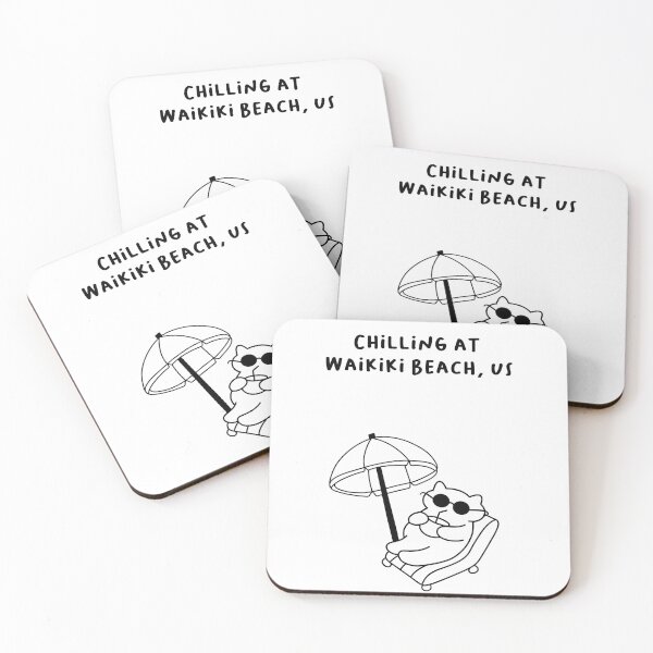 Item preview, "Chilling at Waikiki Beach, United States of America" | Travel, Vacation designed and sold by RM-Journey.