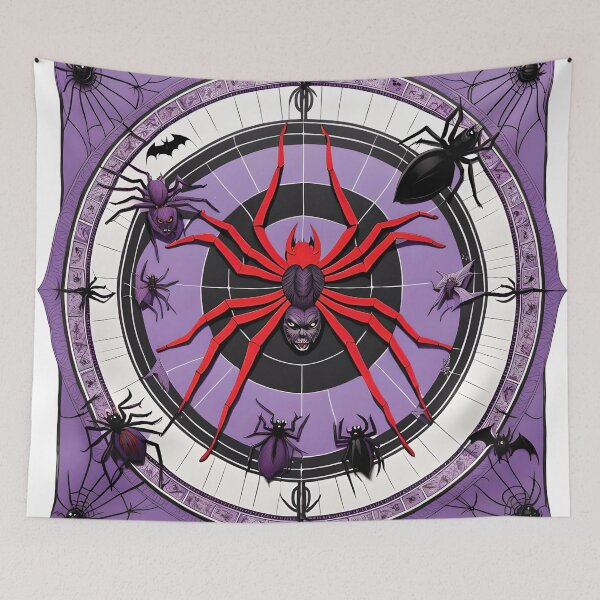 Item preview, Red Spider Mandala with Dark Details designed and sold by MandalasShops.